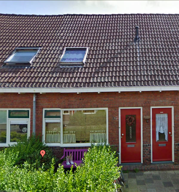 De woning aan de Heesterlaan zoals die er tegenwoordig uitziet